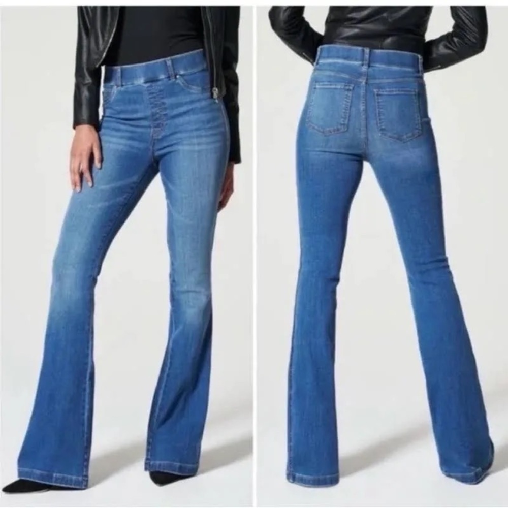 SPANX Women's Skinny Jeans in Medium Blue Wash - size M